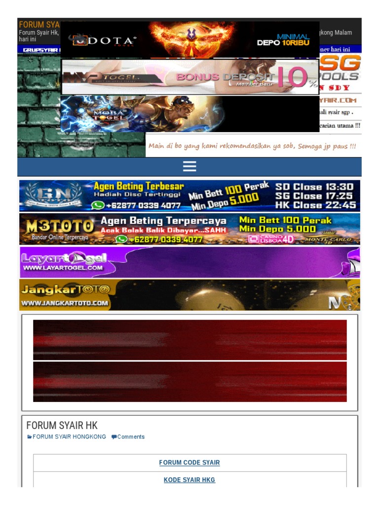 Forum Syair Hk