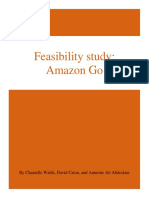 Feasibility Study: Amazon Go: by Chantelle Walsh, David Caton, and Ammine Ait Abdeslam