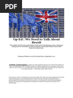 Brexit Pros And Cons Brexit United Kingdom