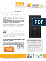 Solar Module Information