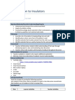 Educ 465 - Science - H C - Day 1 - Lesson - Intro To Insulation