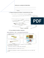 Revisão Para a Avaliação de Matemática