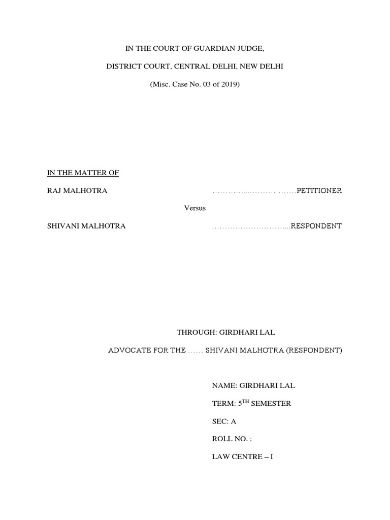 format-of-written-submission