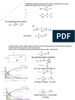 RL circuit time constant derivation