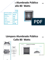 Alumbrado Publico Calle 80 Watts PDF