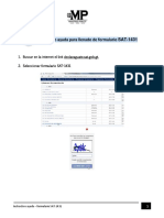 Instructivo Ayuda para Llenado de Formulario SAT-1431 PDF