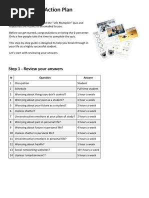 action plan