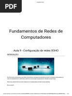 Fundamentos de Redes de Computadores - Aula 9 - Configuração de Redes SOHO