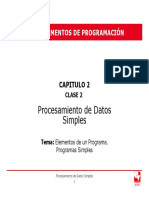 2 - PDS - Elementos de Un Programa PDF