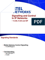 Signalling and Control in IP Networks - : H.248, H.323 and SIP