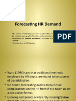 Forecasting HR Demand