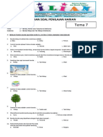 Soal Tematik Tema7