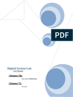 Digital System Lab: Submitted By: Submitted To