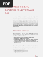 Epa Expands The GHG Reporting Rules To Oil and Gas