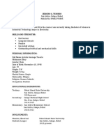 Electrical Student Resume Highlights Skills