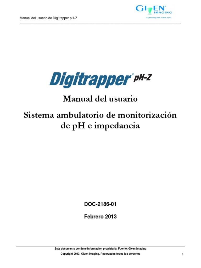 Manual Digitrapper PHZ ES Actualizado Mantenimiento PDF USB