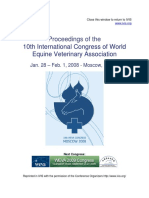 10th International Congress of World Equine Veterinary Association