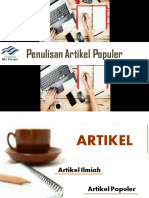 Materi Perkuliahan - Pembekalan Artikel Populer - Ibu Yohanna Nirmalasari-1