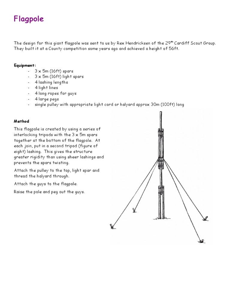 Flagpole Equipment PDF