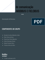 Protocolos de comunicação industrial - MODBUS E FIELDBUS