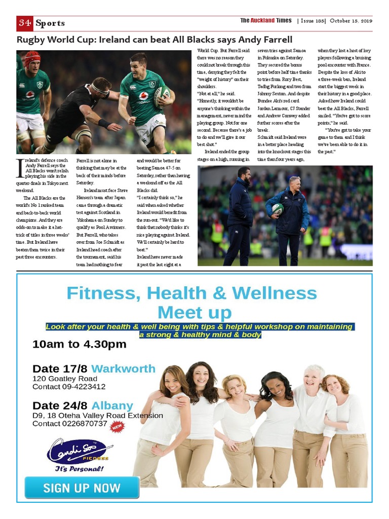 Ireland's Strategy to Beat All Blacks | PDF | Rugby Union Teams | Team ...