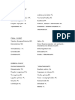 Cronograma de Estudos para Fuvest e Euf