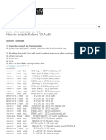 RogerBlog: How To Enable Solaris 10 Audit