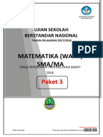 (Ok) Soal USBN Matematika Wajib (Paket 3) (WWW - Defantri.com)