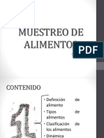 Muestreo de Alimentos