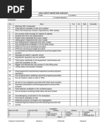 Daily Supervisor Safety Checklist | PDF