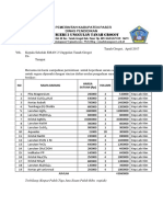 Usulan Bahan Laboratorium