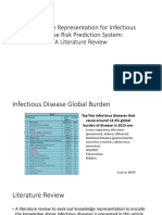 Knowledge Representation For Infectious Disease Risk Prediction System: A Literature Review