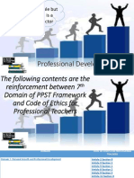 report about 7TH DOMAIN OF PPST with code of ethics for professional teachers.pptx