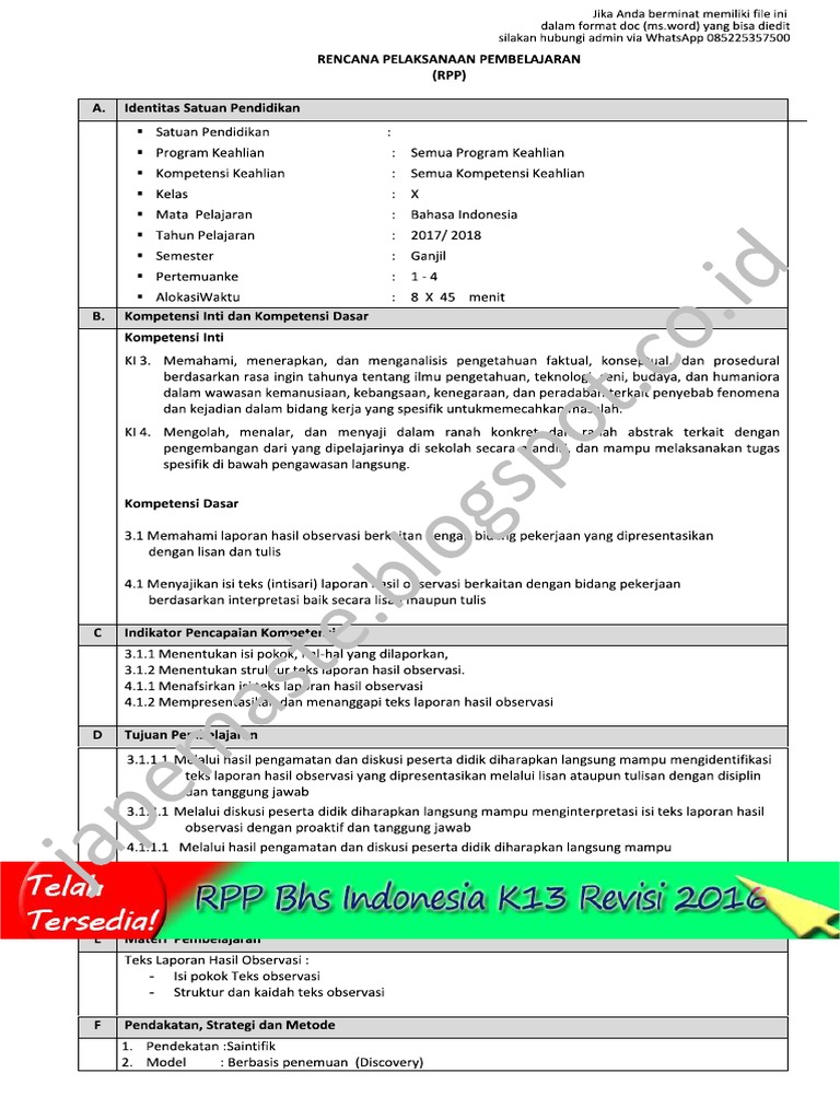 Contoh Soal Menyimpulkan Isi Teks Laporan Hasil  Observasi  