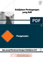 Kebijakan Perdagangan Yang Adil