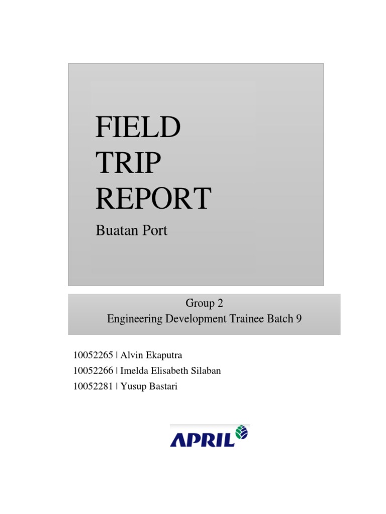 Buatan Port Field Trip Report | PDF | Containerization | Crane (Machine)
