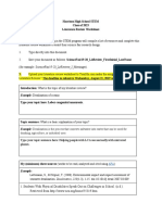 Harrison High School STEM Class of 2023 Literature Review Worksheet