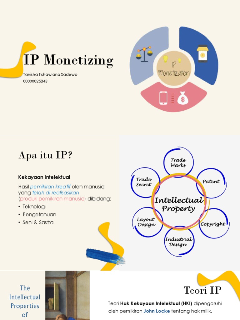Pemahaman IP Monetizing oleh Tanisha | PDF