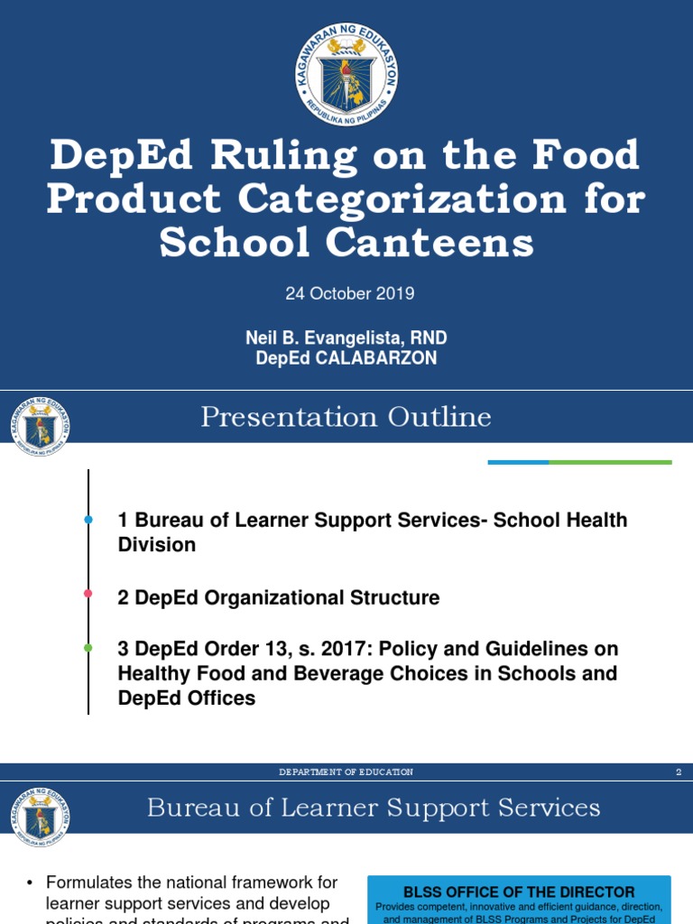 DepEd Food Categorization Guidelines | PDF | Foods | Sugar