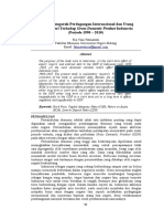 Analisis Pengaruh Perdagangan Internasional Dan Utang Luar Negeri Terhadap Gross Domestic Product Indonesia (Periode 1990 - 2010)