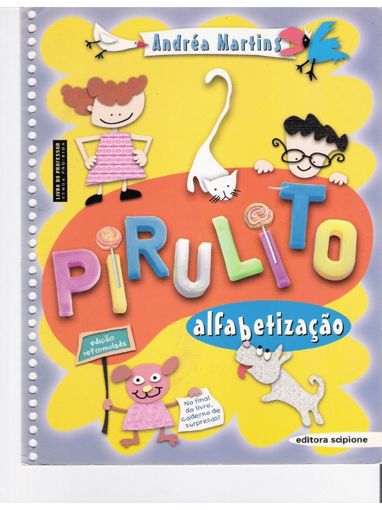 Cartilha Alphabetização Pirulito 1 | PDF