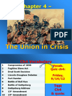 The Union in Crisis: Chapter 4 Summary