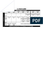 Course Time Table PDF 21231