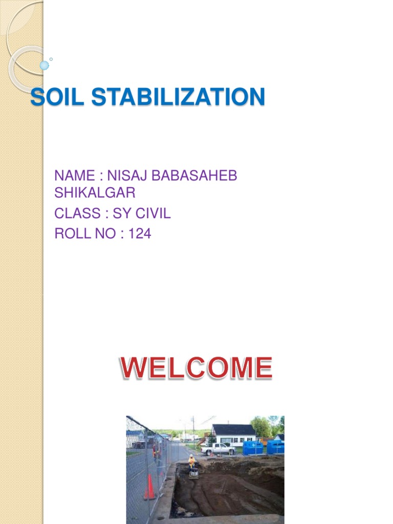 Soil Stabilization Pdf