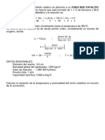 REACTOR, 2 Kmol/s de Una Mezcla Que Está Formado de 1.1 % de Benceno y 98.9