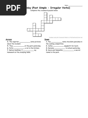 Crossword Puzzle