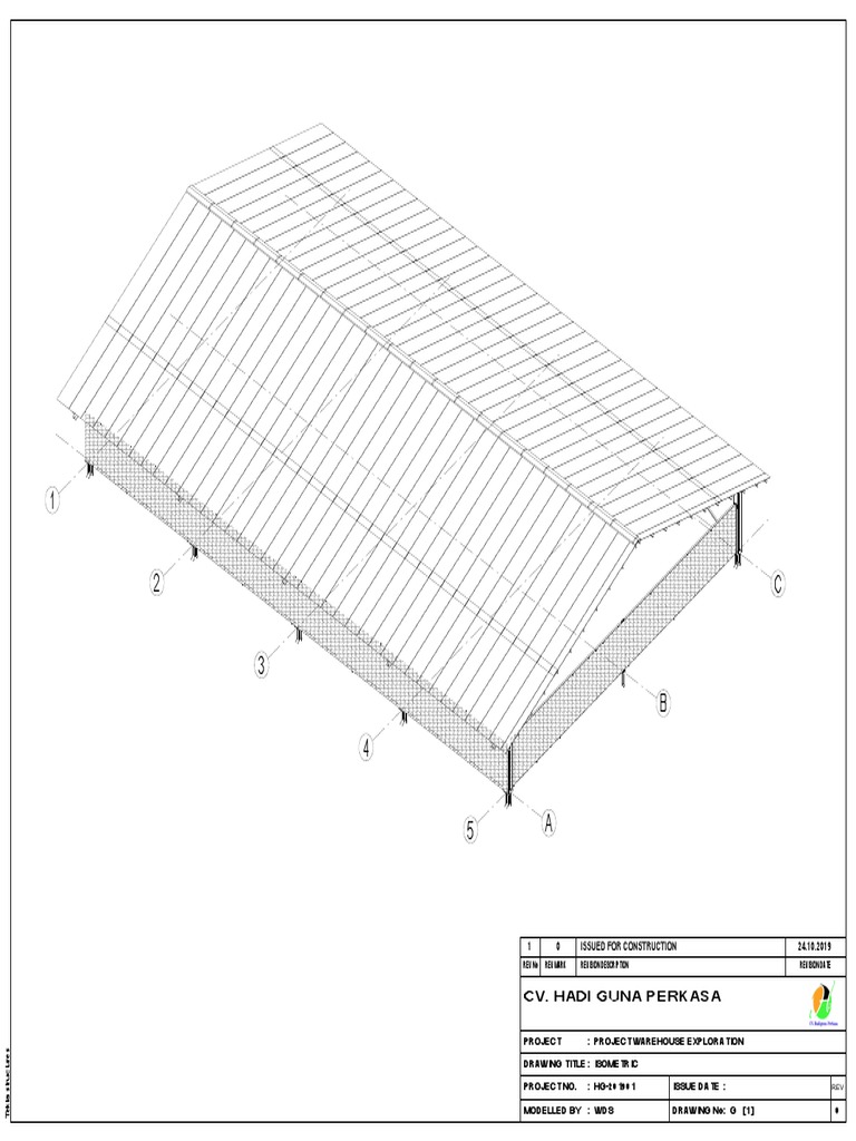 Tekla Structures Warehouse Isometric Drawing | PDF
