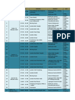 Contoh Jadwal Kegiatan