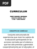 Eje 2 Curriculum 2018 Prof Raquel Maidana