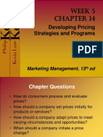 Developing Pricing Strategies and Programs: Week 5